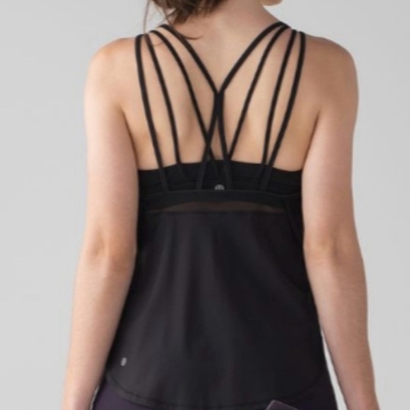 Lululemon Athletica Black Anew Singlet EUC - Picture 5 of 9